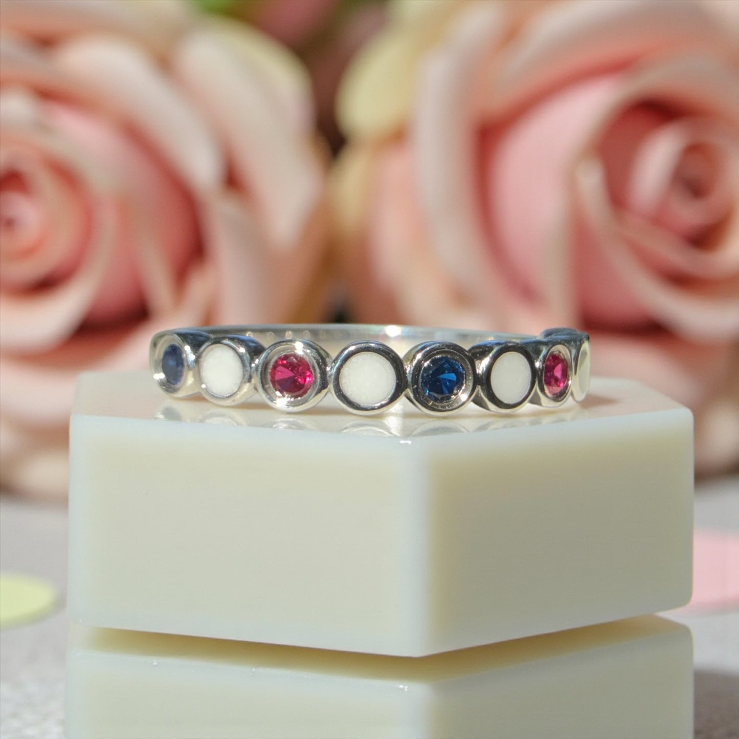 Bubble Birthstone Band