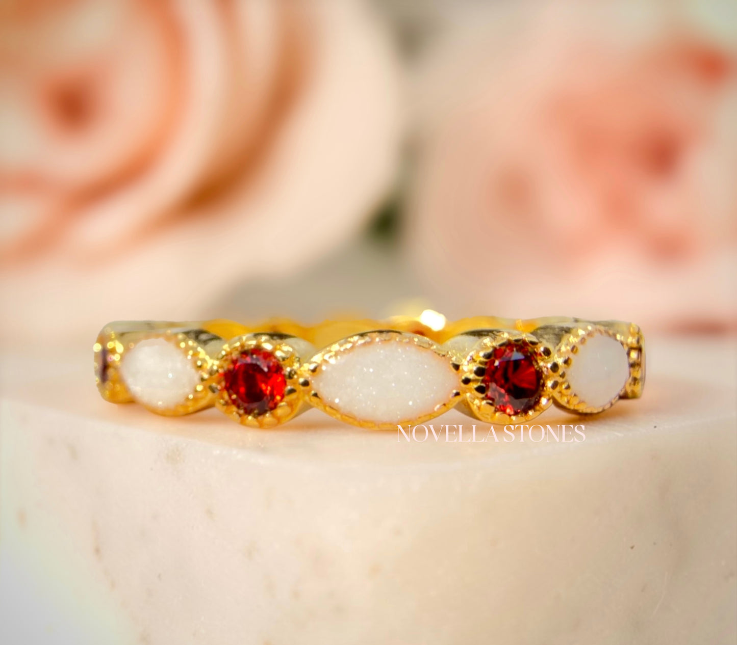 Brittany Birthstone Band