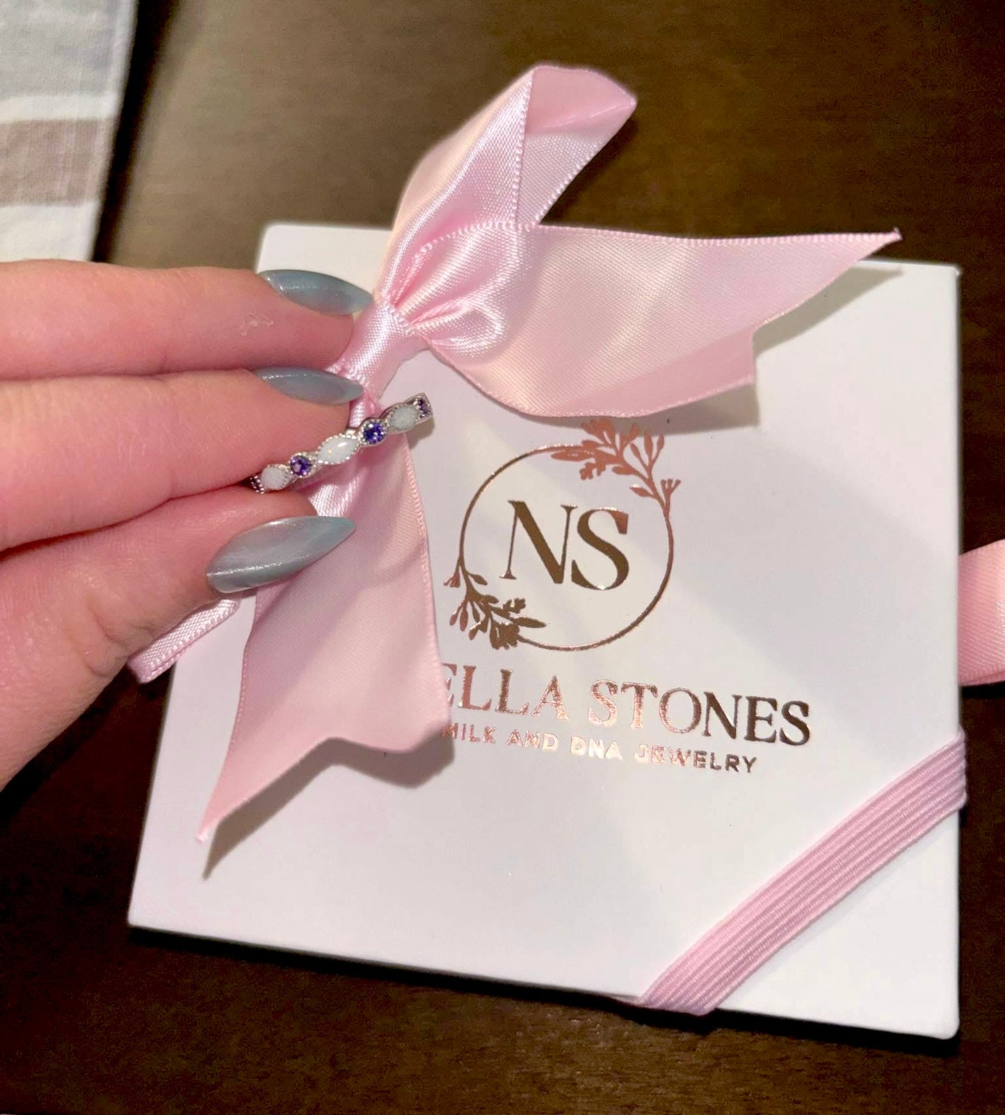 Brittany Birthstone Band