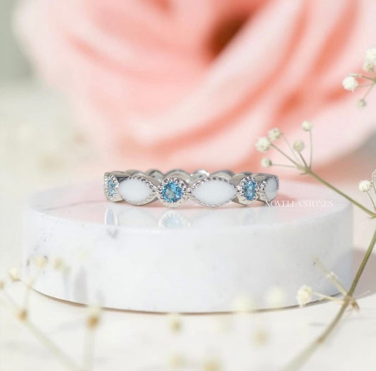 Brittany Birthstone Band