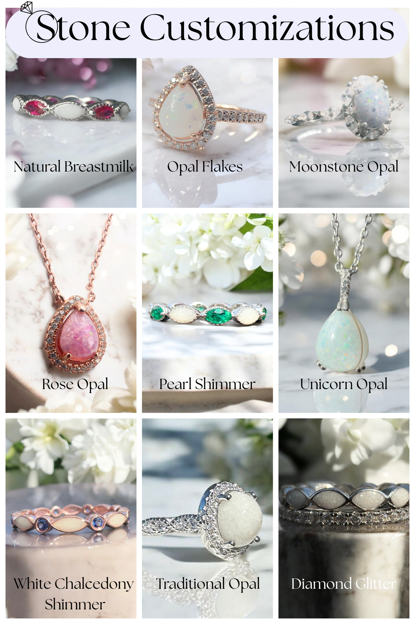Grace Birthstone Pendant